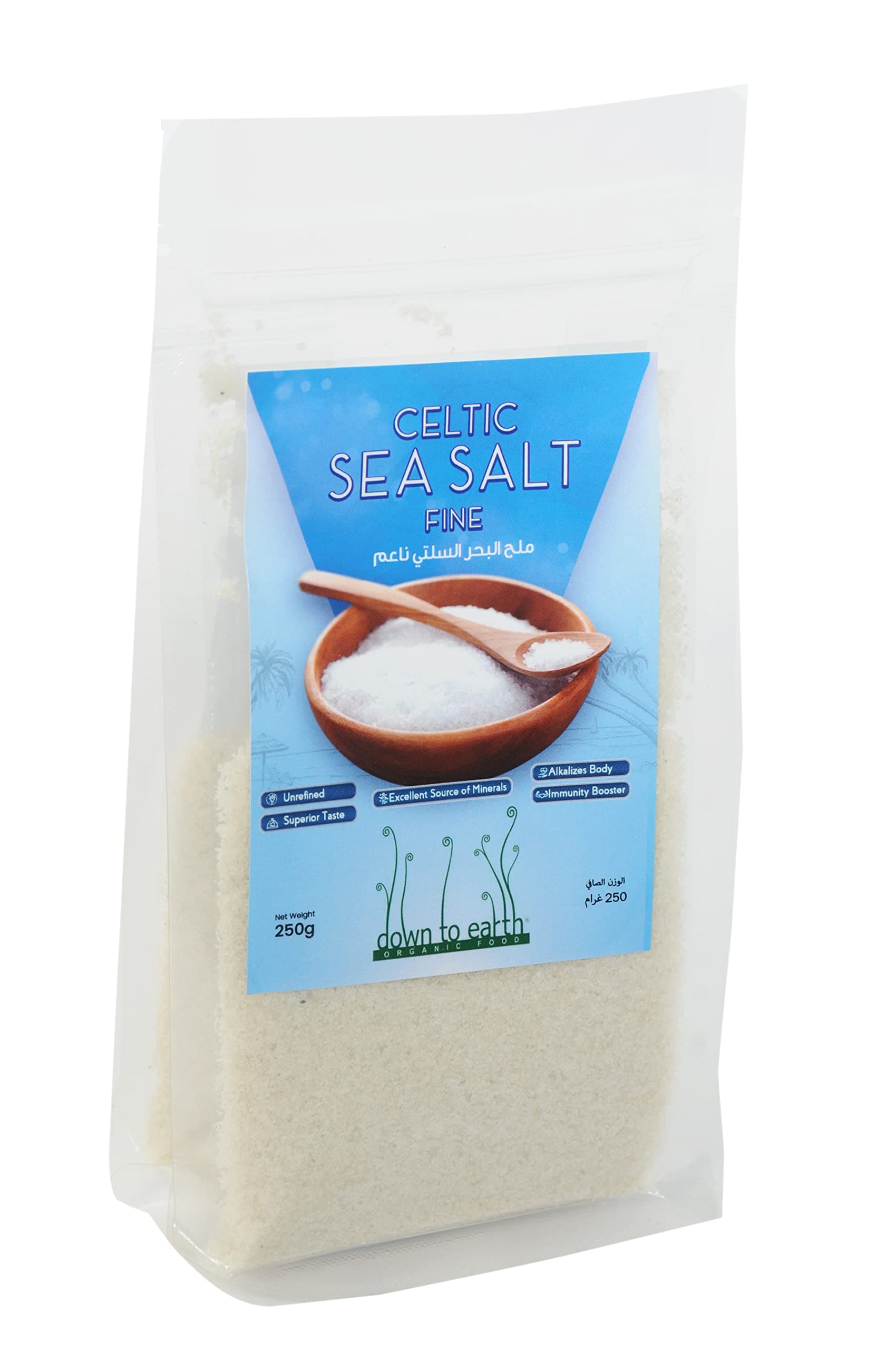 down to earth Organic Food Celtic Sea Salt Fine