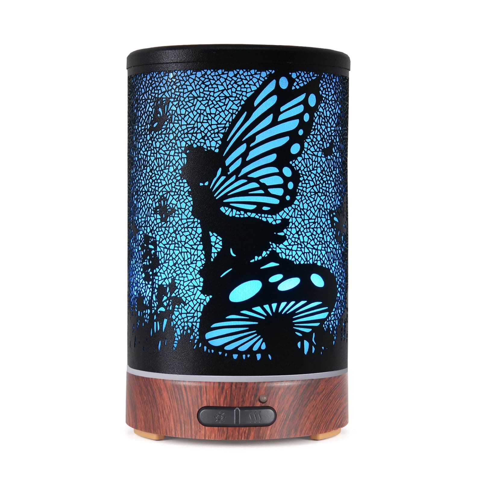 Essential Oil Diffuser, Ultrasonic Diffuser for Essential Oil, Cool Mist Humidifier Aromatherapy Diffuser with 7 Color Lighting Changing Modes, Waterless Auto Shut-Off for Home(Flower Fairy)