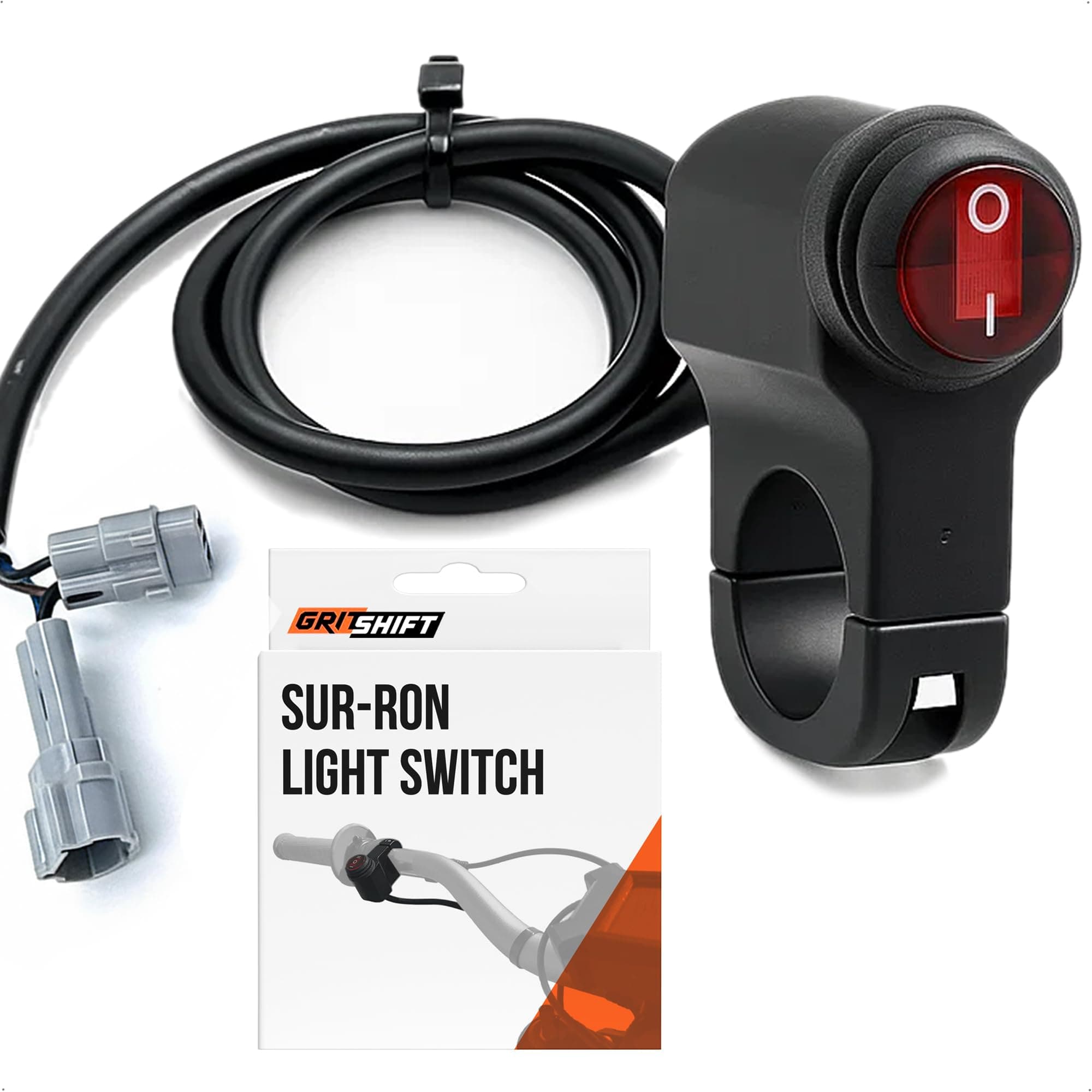 GritShift Headlight Switch for SurRon – Plug & Play Handlebar Kill Switch