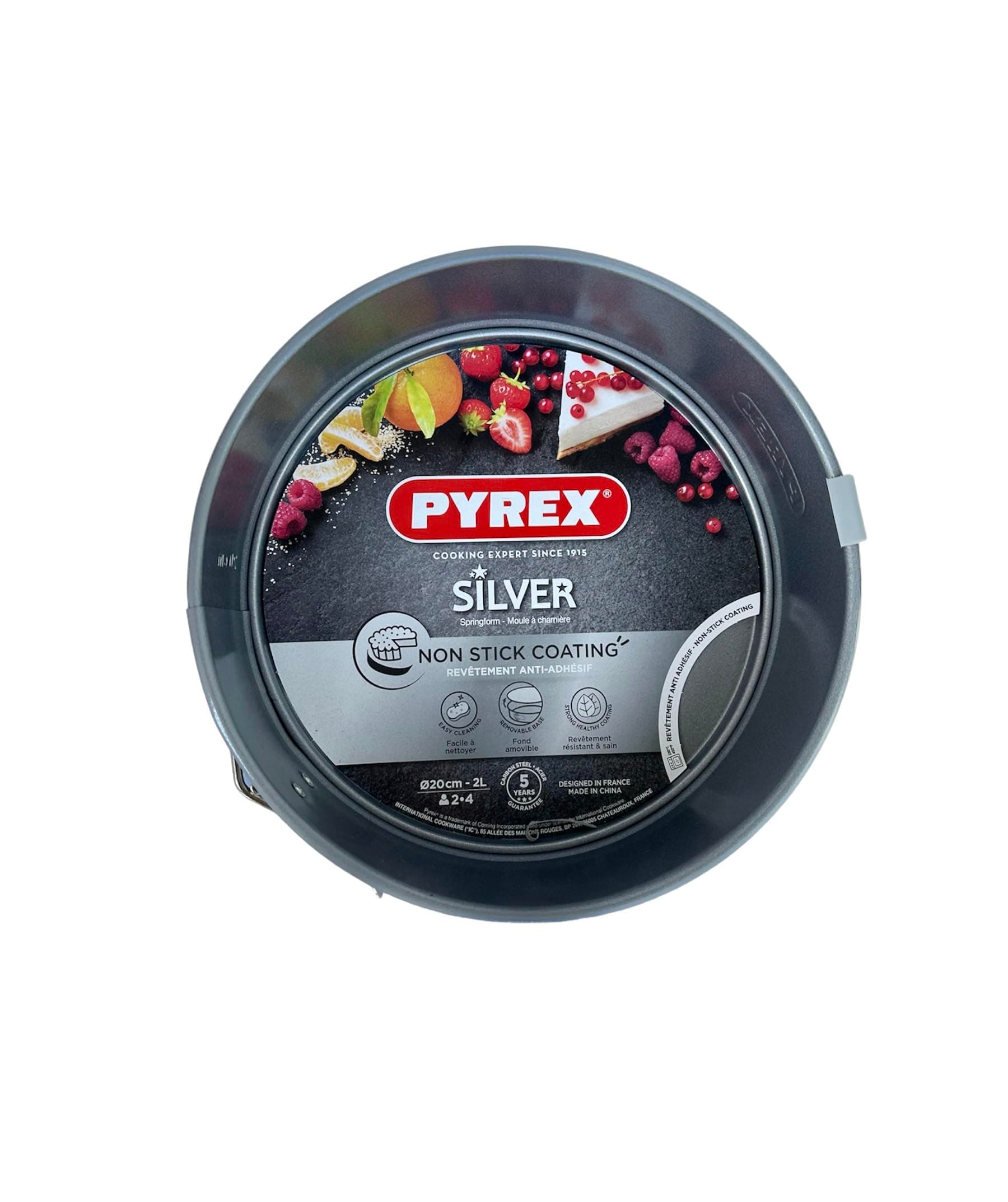 PyrexMagic Non-Stick Springform Pan 2L 20cm – Effortless Baking & Easy CleanupPyrex-Magic Non-Stick Springform Pan 2L 20cm – Effortless Baking & Easy Cleanup