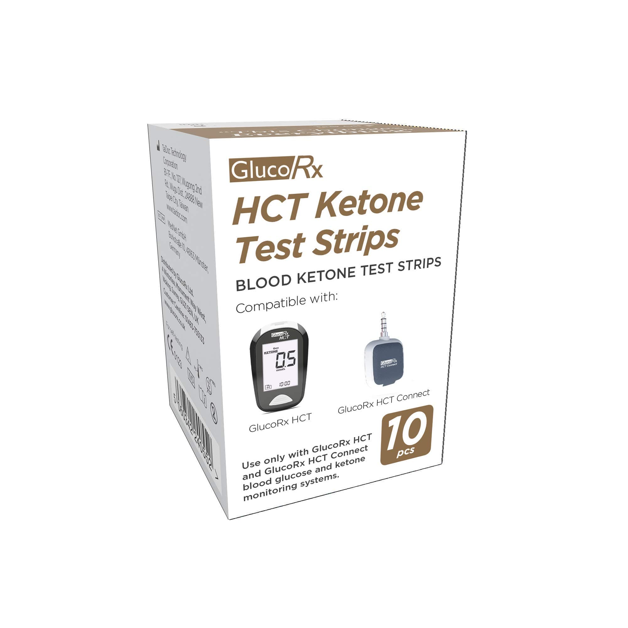 HCT Ketone Test Strips, 10-Count