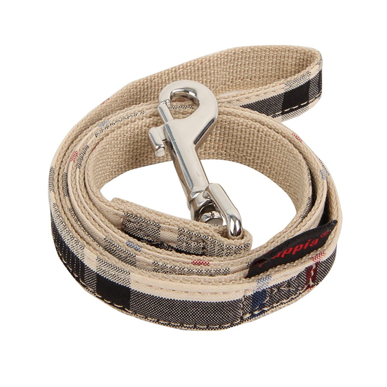 Puppia Authentic Junior Lead, Medium, Beige