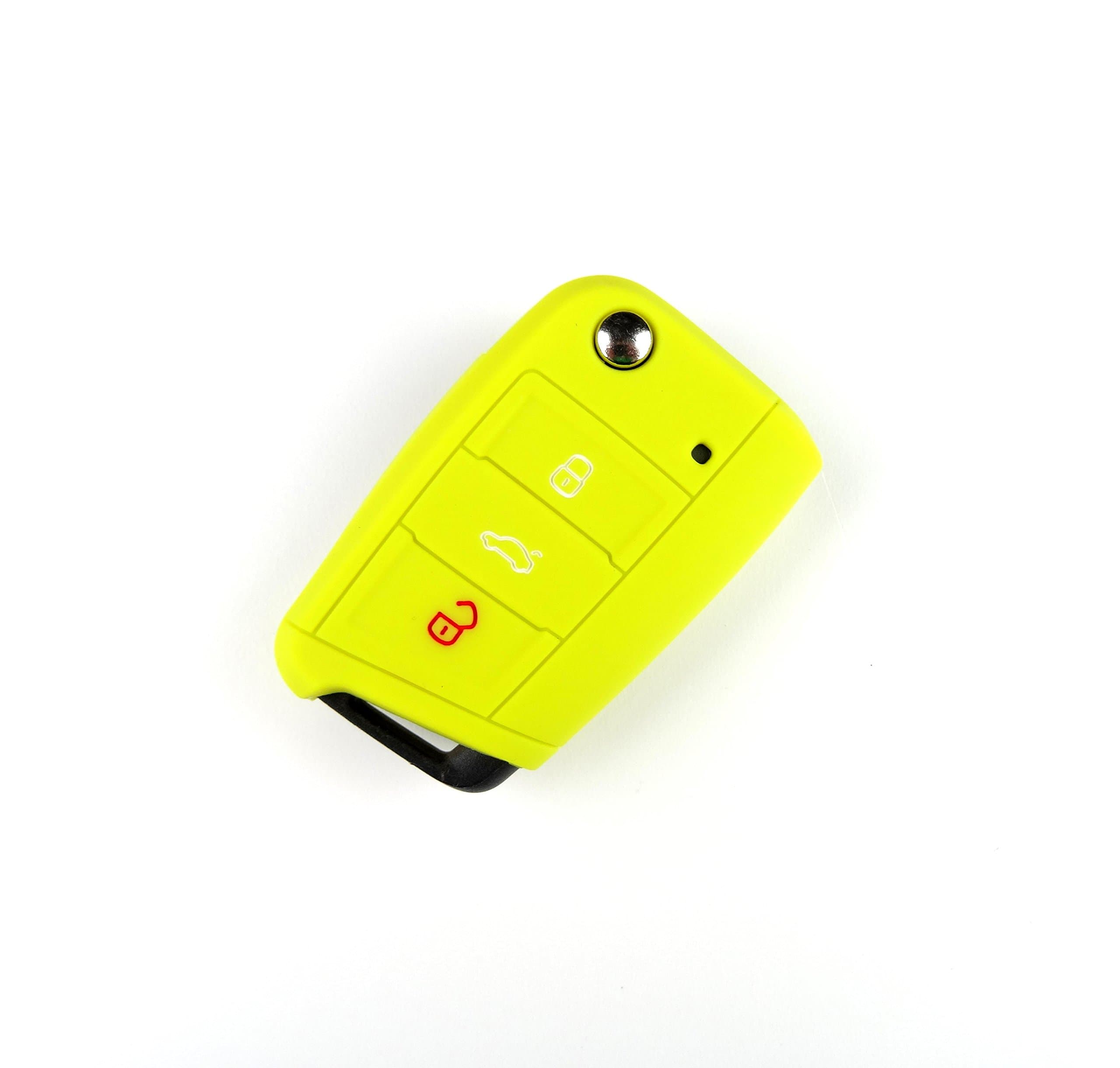 VW GOLF 7 VII Silicone Key Case Key Protective Shell Case โ 12 Colours To Choose From/Bright Parts