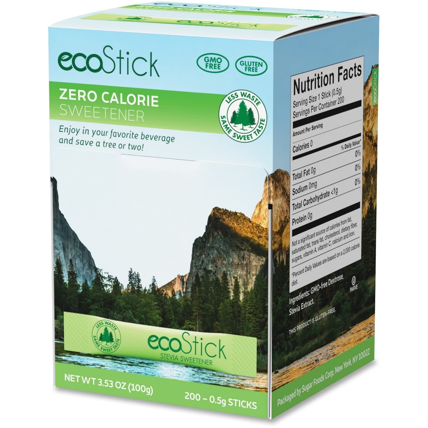 ecoStick Stevia Sweetener Packets