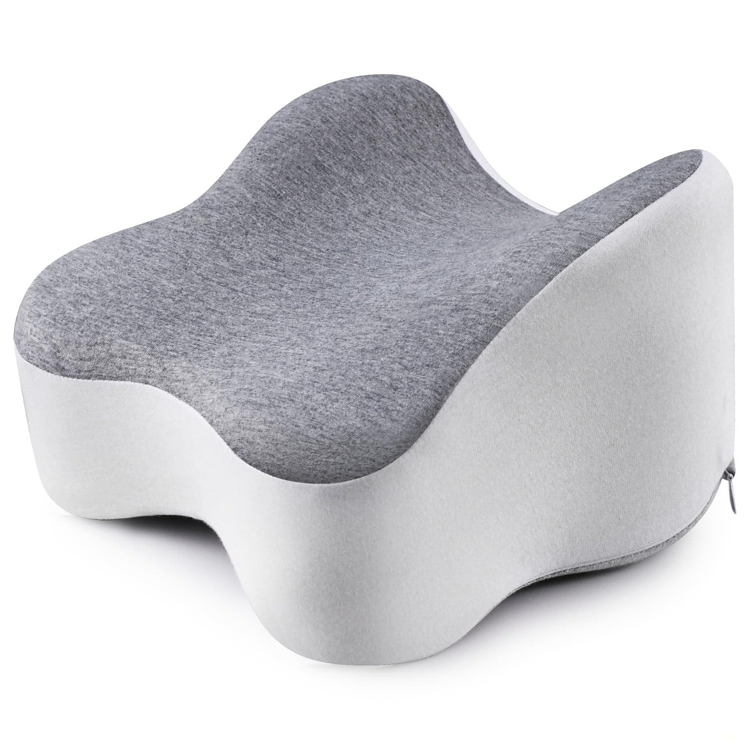 Knee Pillow for Side Sleeper Support Thighs and Knees for Sciatica, Back, HIPS, Knees, Joints Pain Relief - Leg Pillow for Sleeping Between Legs Aligns Spine & Relieves Pressure-Small,Gray