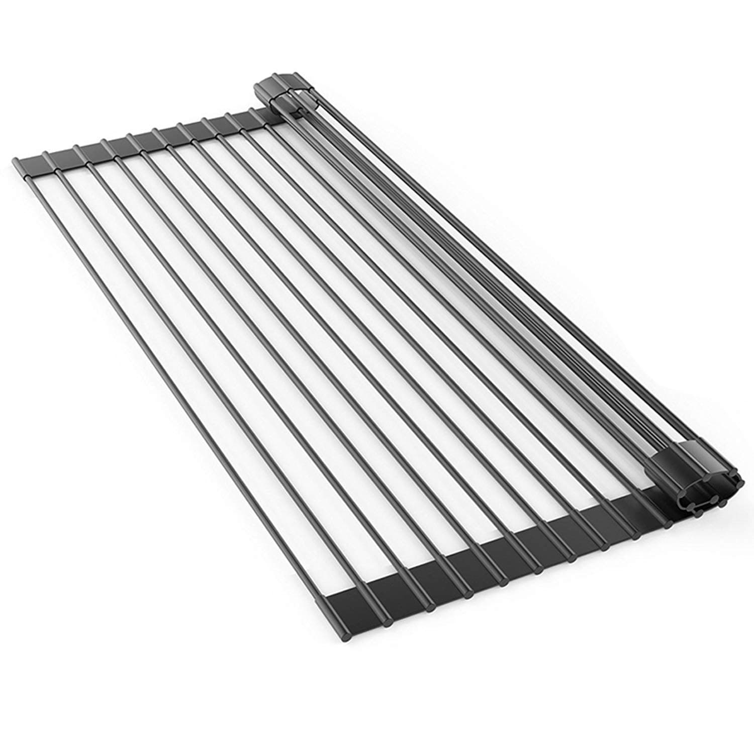 Roll-up Dish Drying Rack - Foldable Over The Sink Kitchen Drainer Racks