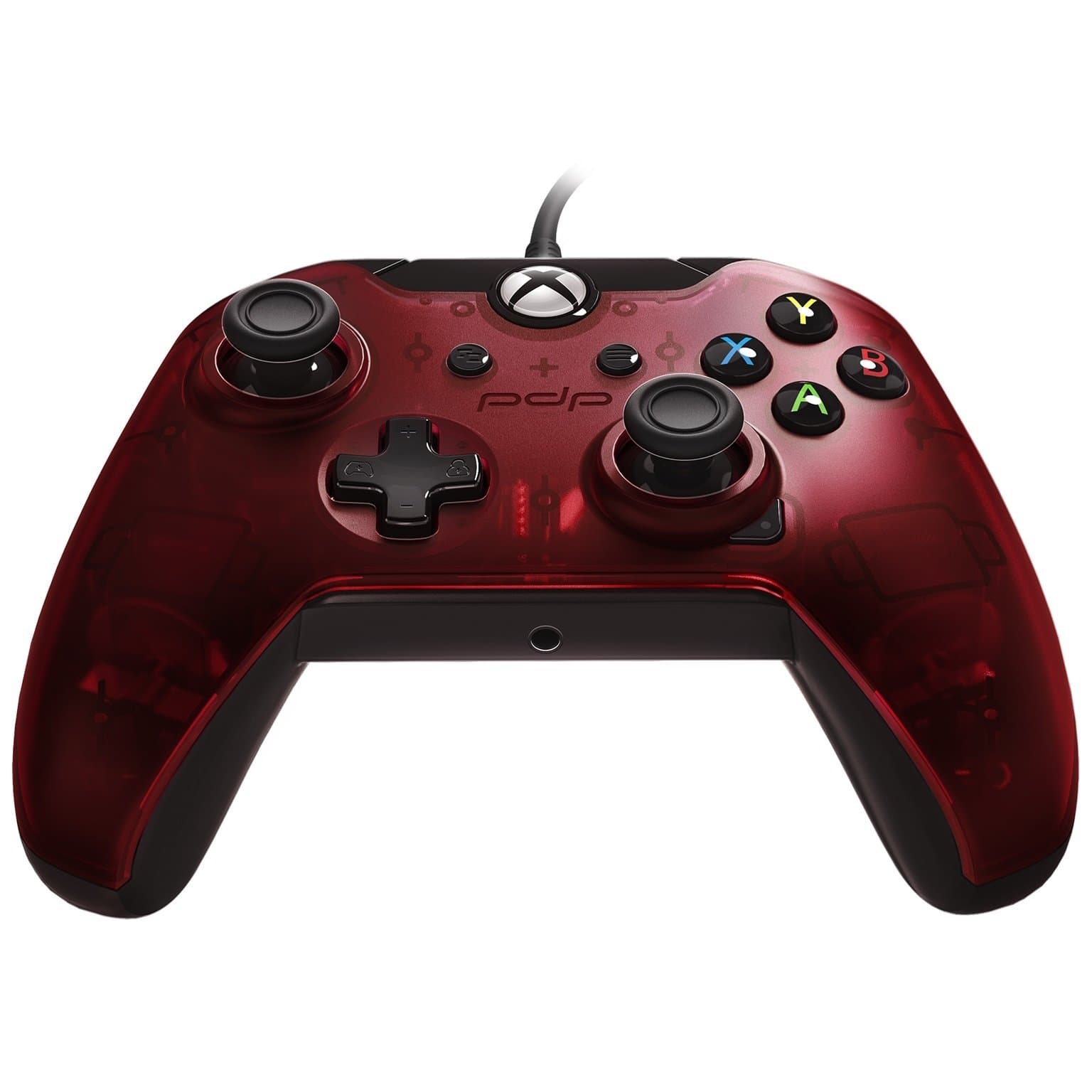 PDP 048-082-Na-Rd Wired Controller For Xbox One, Xbox One X And Xbox One S, Crimson Red