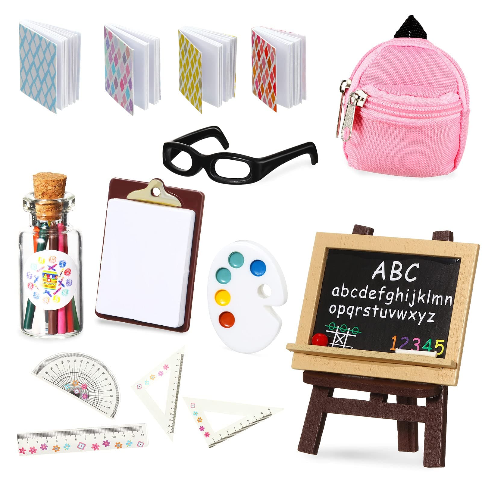 Mini Doll School Supplies