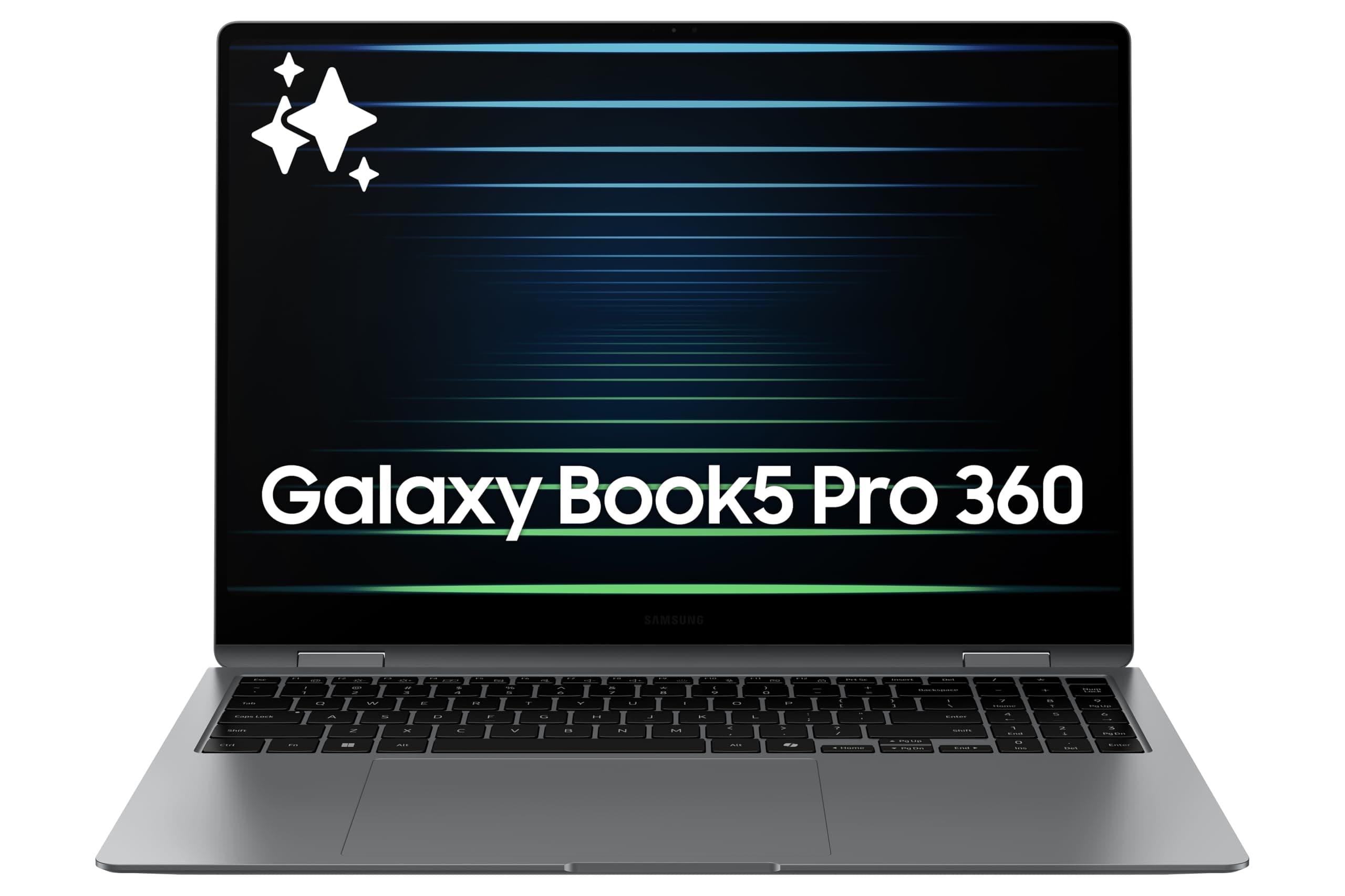 16” Galaxy Book5 Pro 360 Copilot+ PC, AI Computer, Intel Core 7 Ultra Processor, 3K AMOLED (2880x1800) Touchscreen, S Pen,120Hz, Dolby Atmos, Student Laptop, Lightweight, All-Day Battery Life