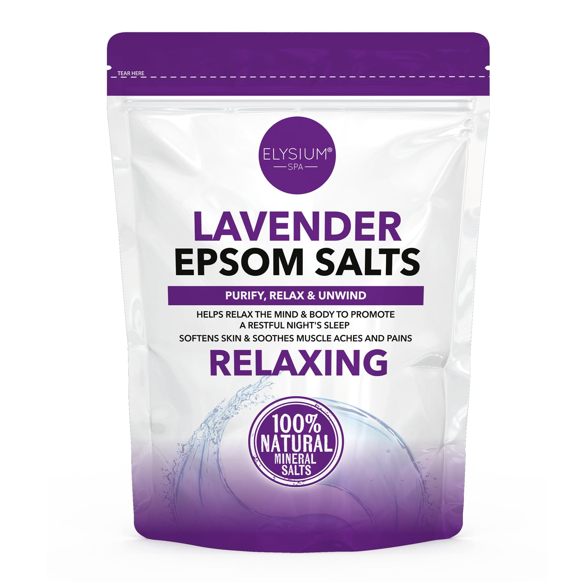 ELYSIUM Spa Epsom Salts Lavender, 450 g