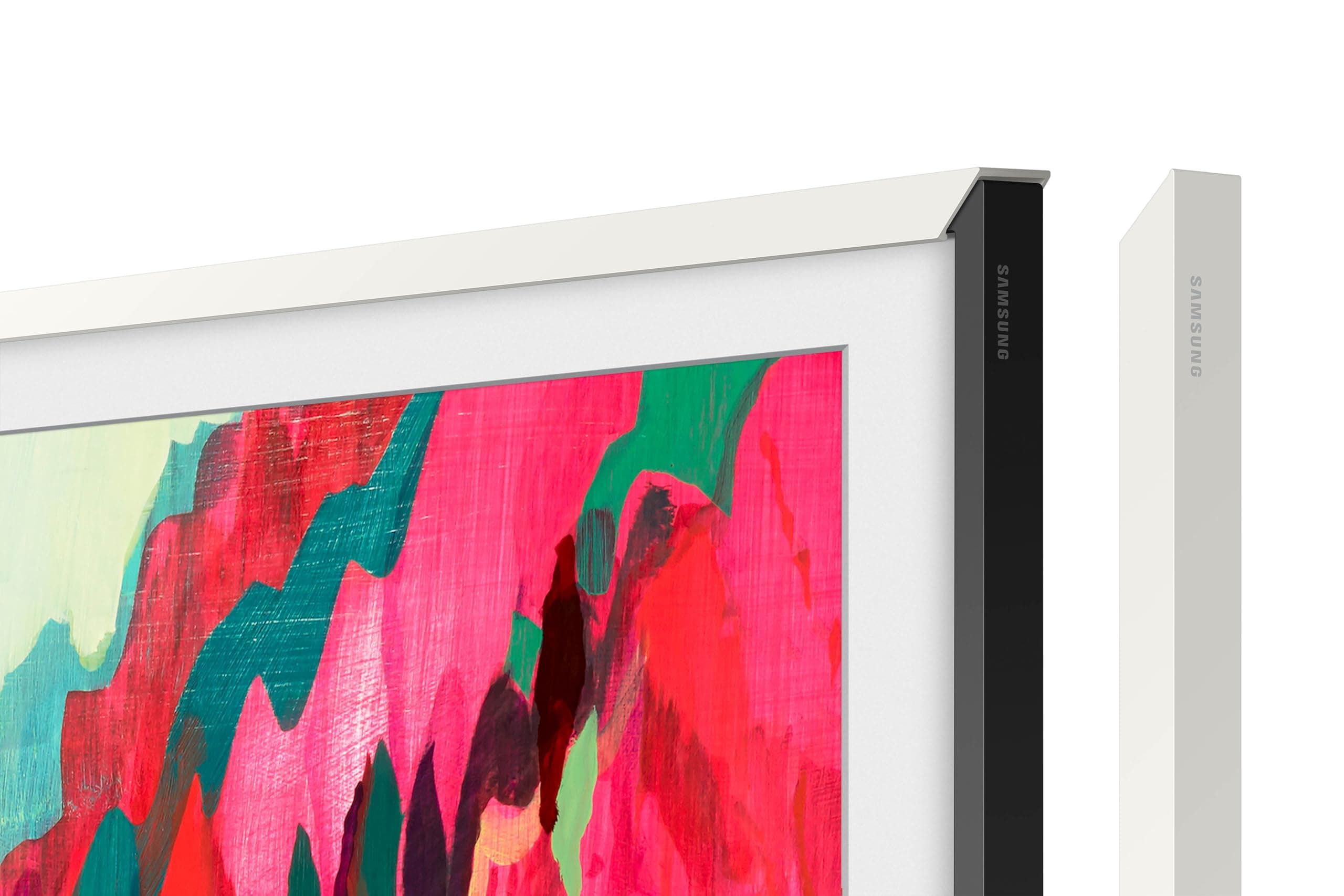 75” The Frame Customizable Bezel (2025 Model), Magnetic, Quick and Easy Installation, VG-SCFF75WTBZA, Modern White