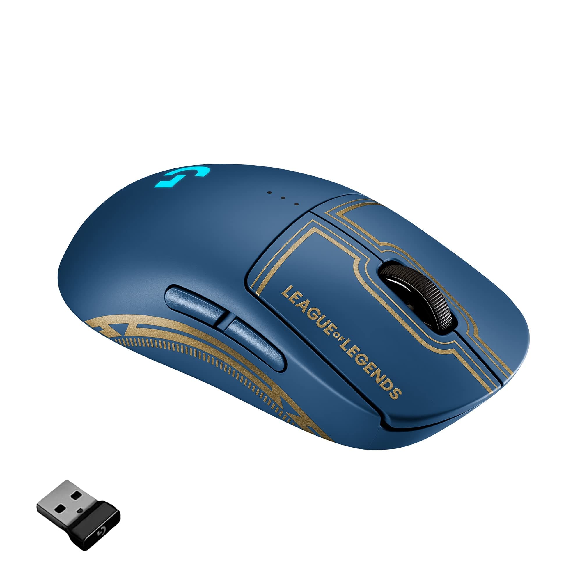 PRO Wireless Gaming Mouse - Lightspeed, Hero 25K Sensor, 25,600 DPI, RGB, 4-8 Customizable Buttons, Ambidextrous, Official League of Legends Edition