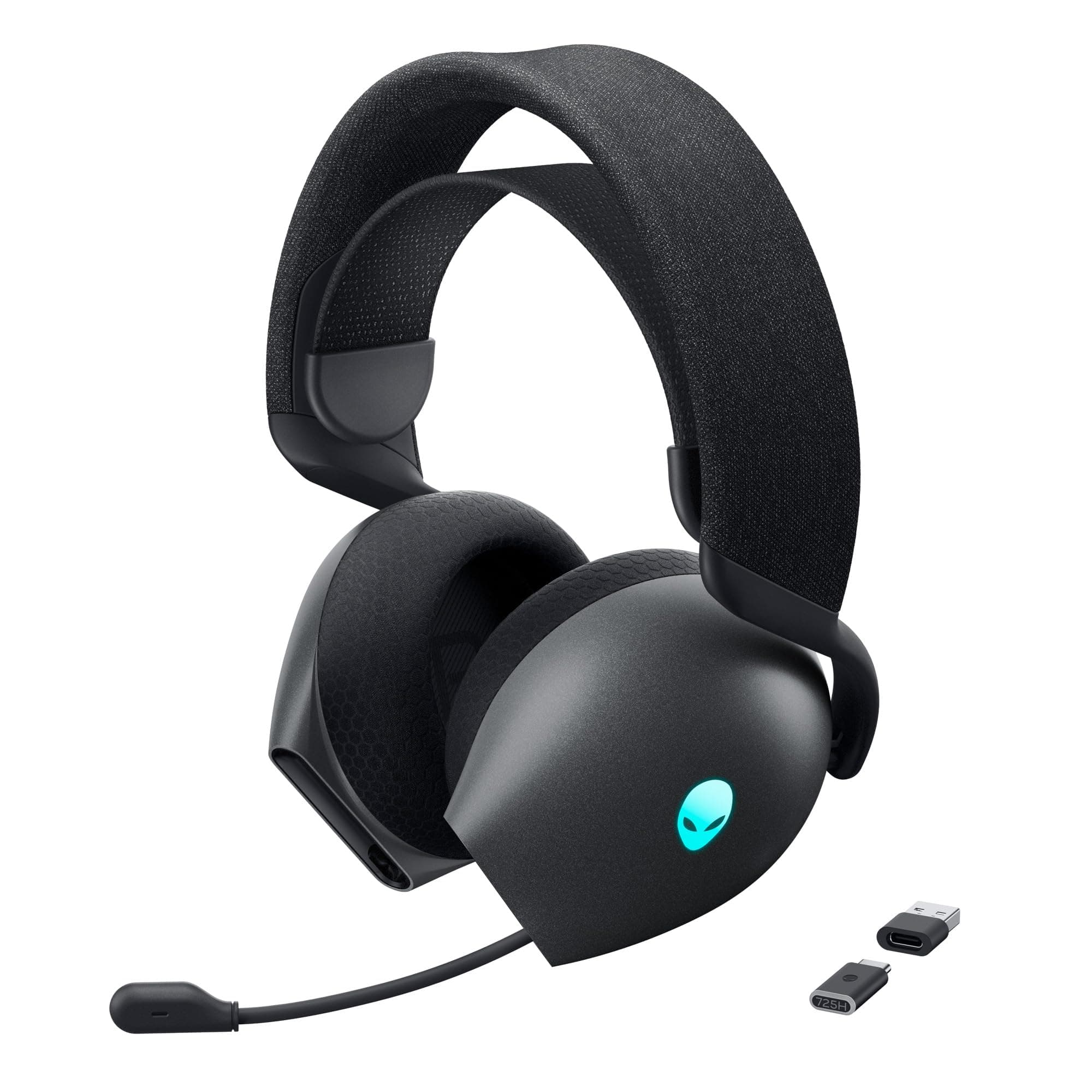 Tri-Mode Wireless Gaming Headset AW725H - Wired/Wireless, Bluetooth 5.3, Audio Output - 20 Hz, Mini-Phone (3.5mm), Battery Talk Time Up to 55 Hrs (Bluetooth), Dark Side of The Moon