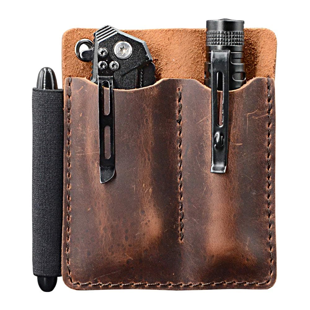 Leather EDC Pocket Pouch
