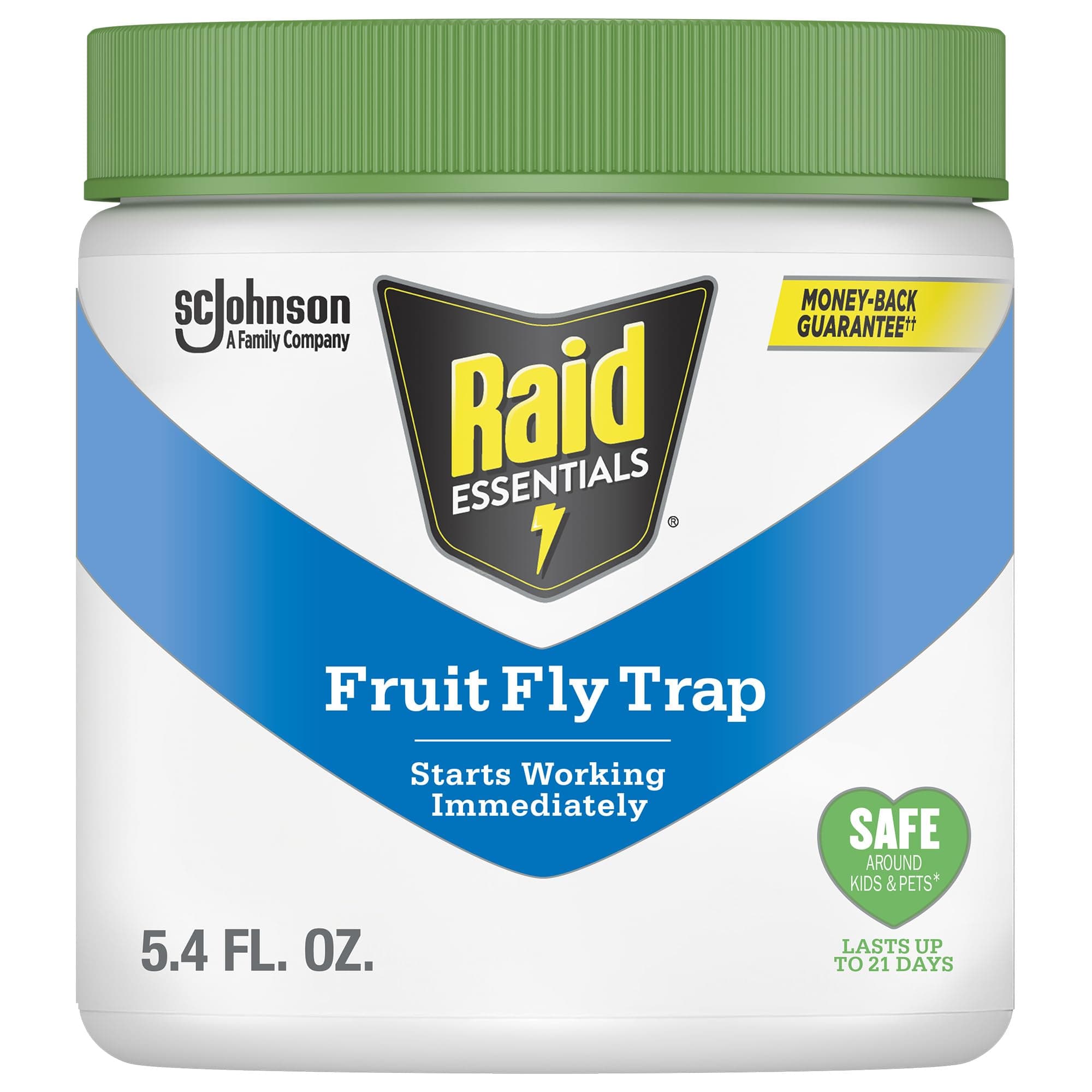 Essentials Fruit Fly Trap, Made with Essential Oils, Child and Pet Safe, 5.4 oz