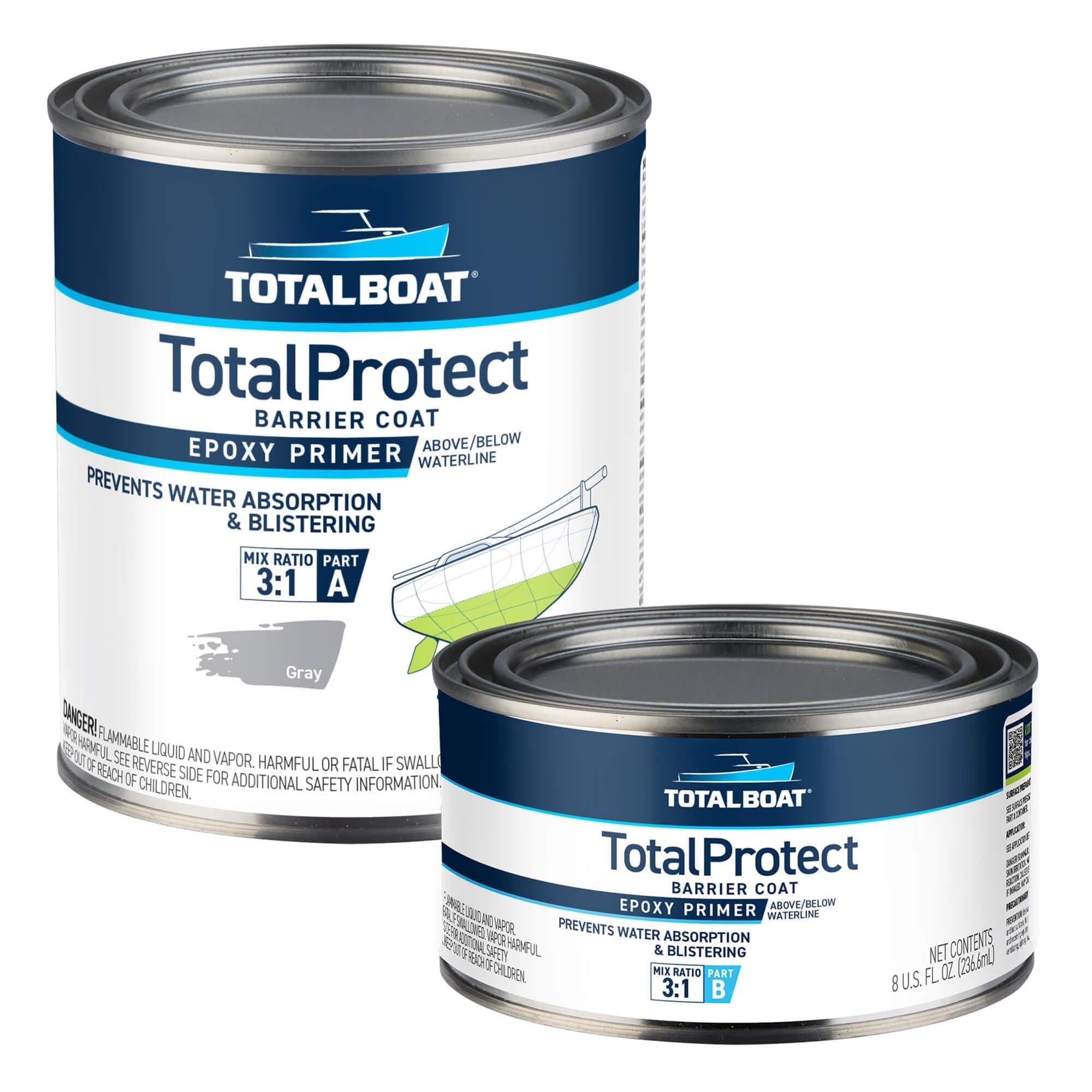 TotalProtect Epoxy Barrier Coat System (Gray, Quart)