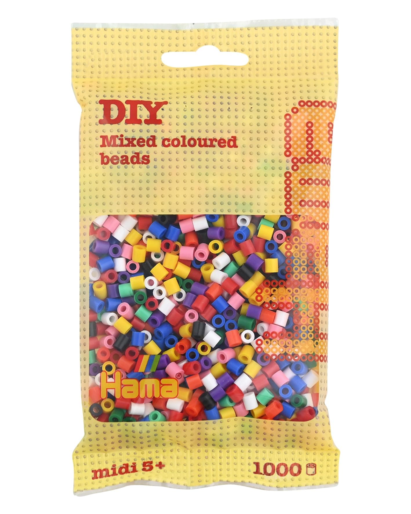 207-00 Beads - Solid Mix (1000 Midi Beads)