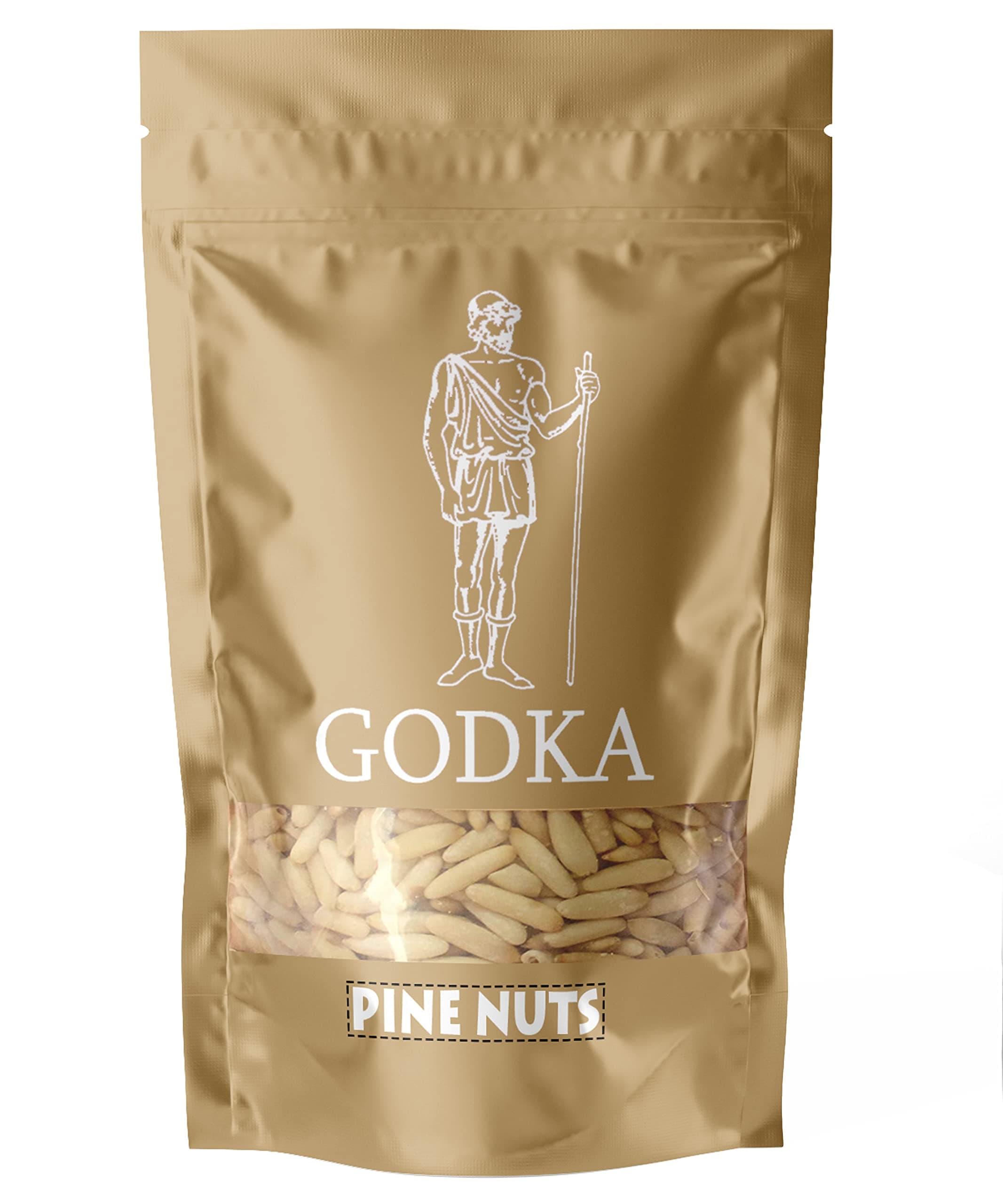 Godka™ Grade A Quality Pine Nuts Without Shell/Chilgoza Without Shell/Pine Seed,50 g