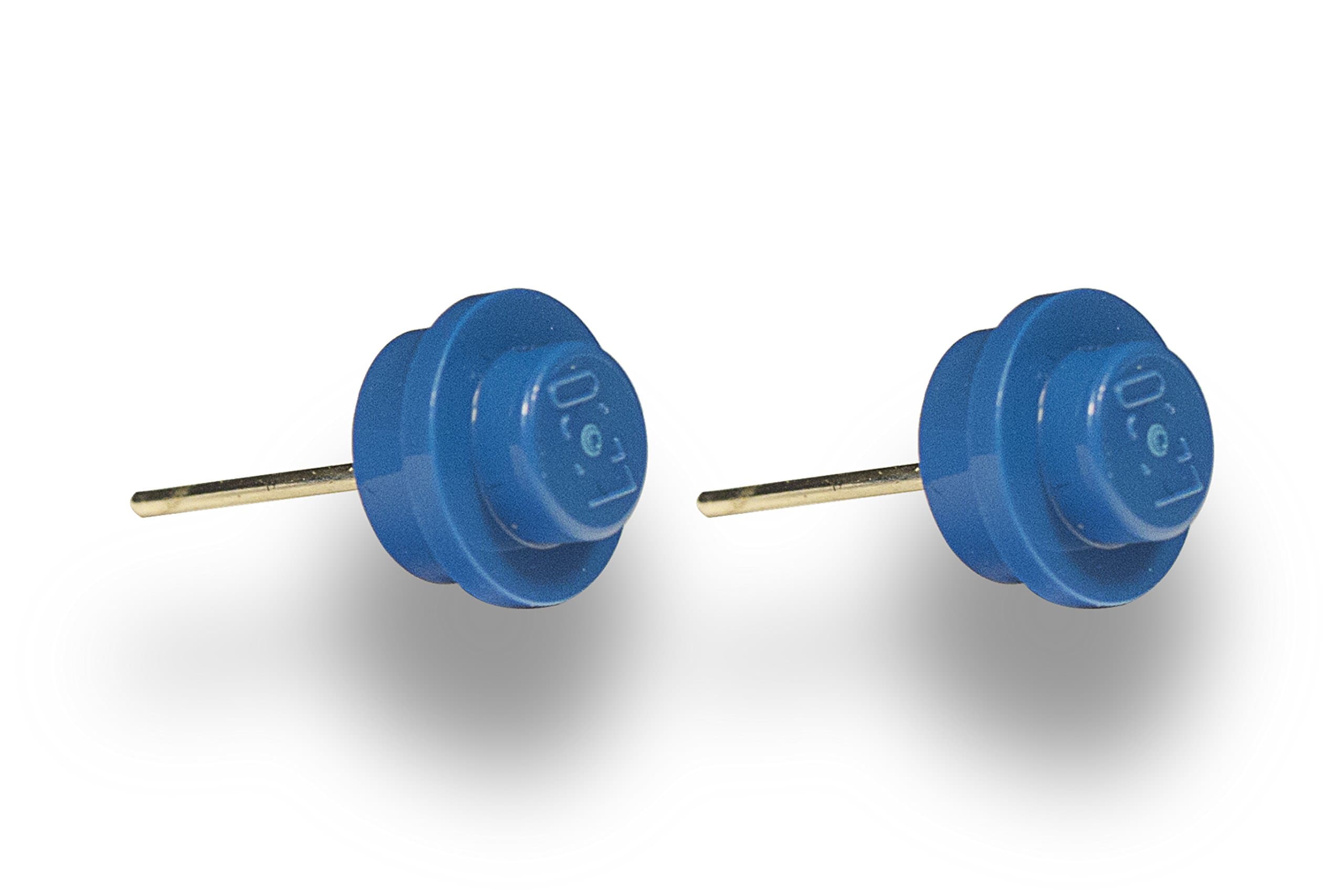 Kurly Kates Stud Earrings - Blue