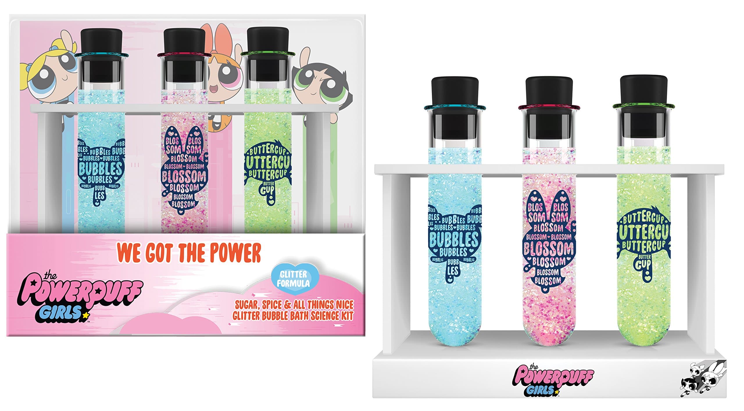 Test Tube Set with 3 x Bubble Bath's