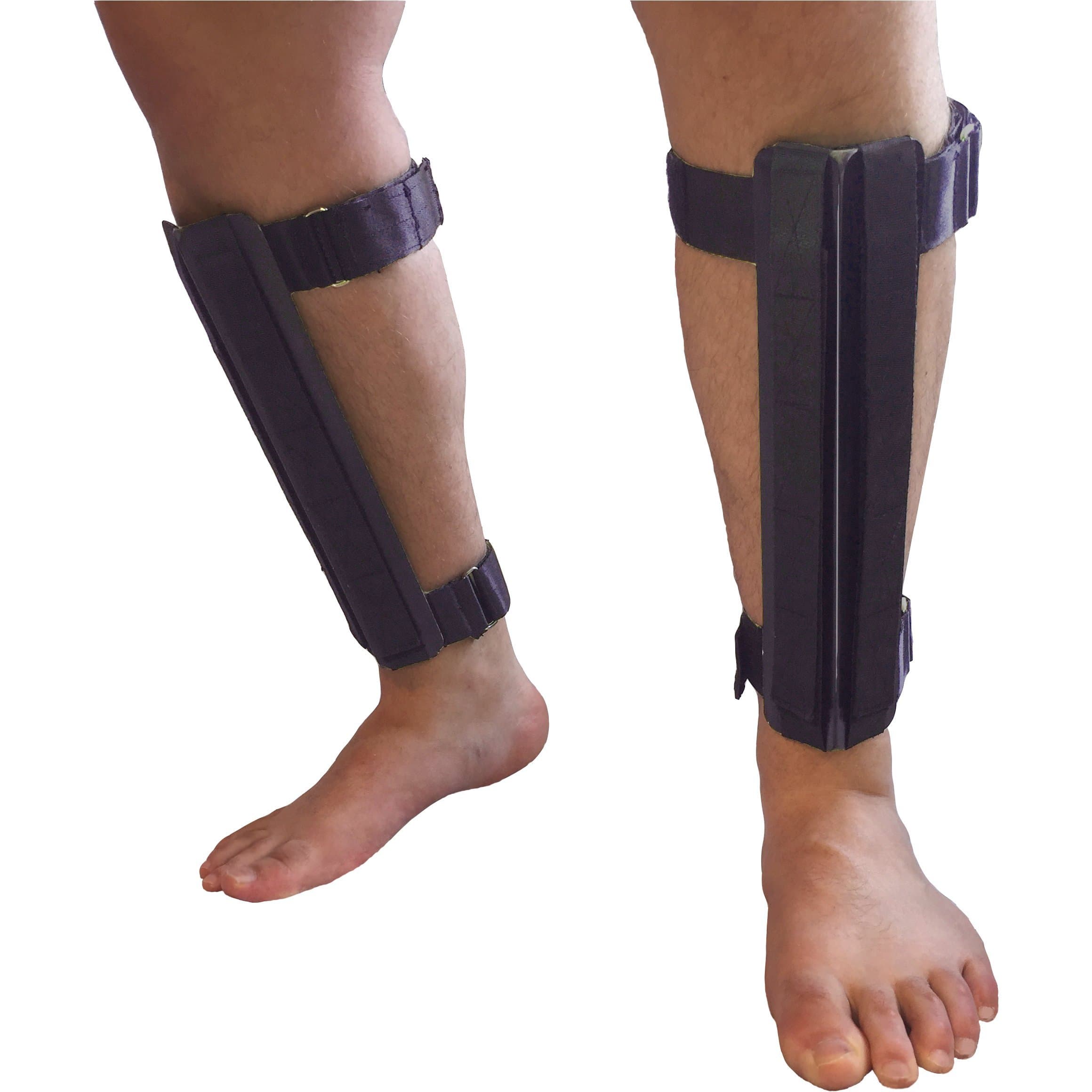 Active Protection Gear® security leg protection, solid with hard edge for self defence.