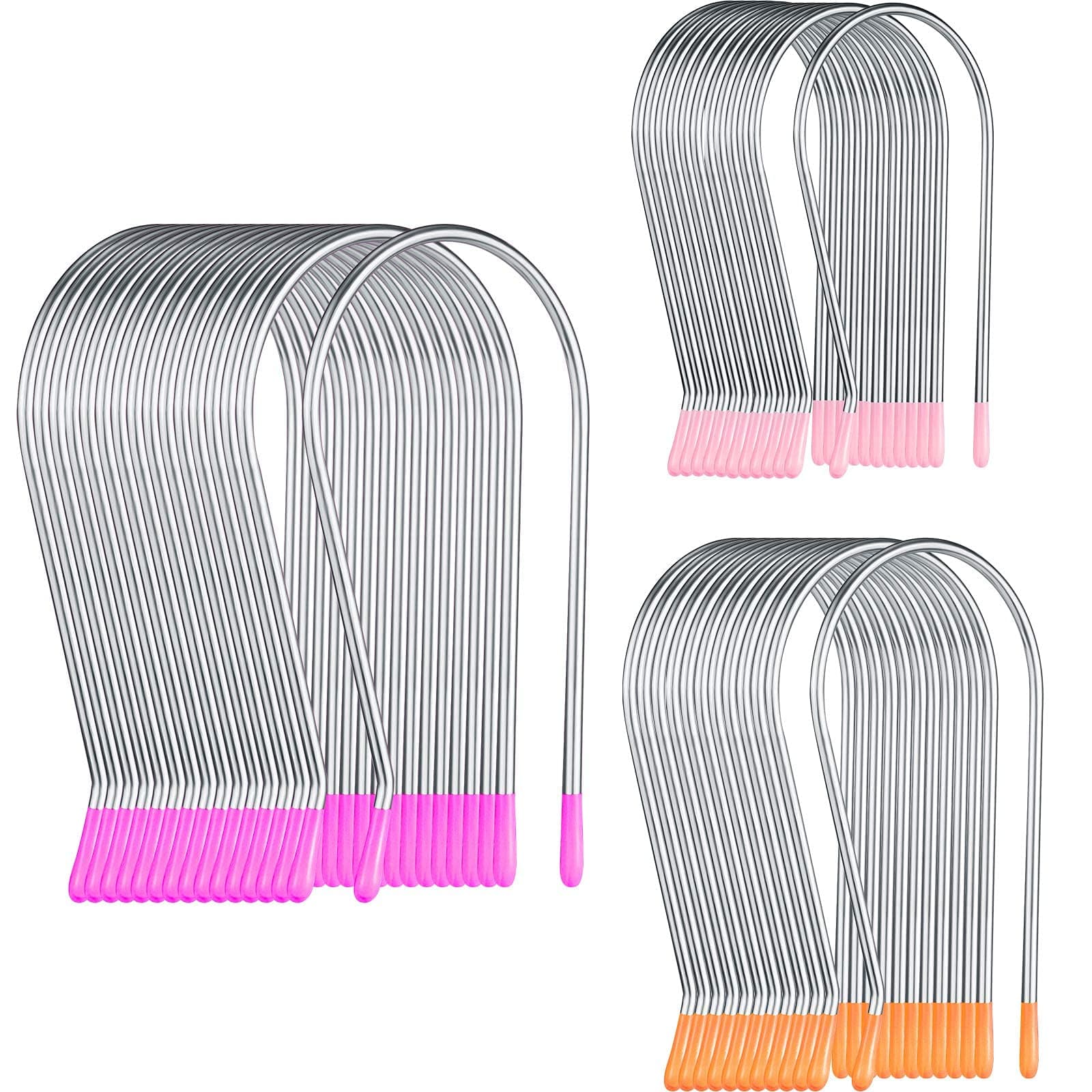 40 Pieces Assorted Hot Roller Clips Large, Medium and Small Hot Rollers, Fits Most Rollers and Curlers, 3 Sizes