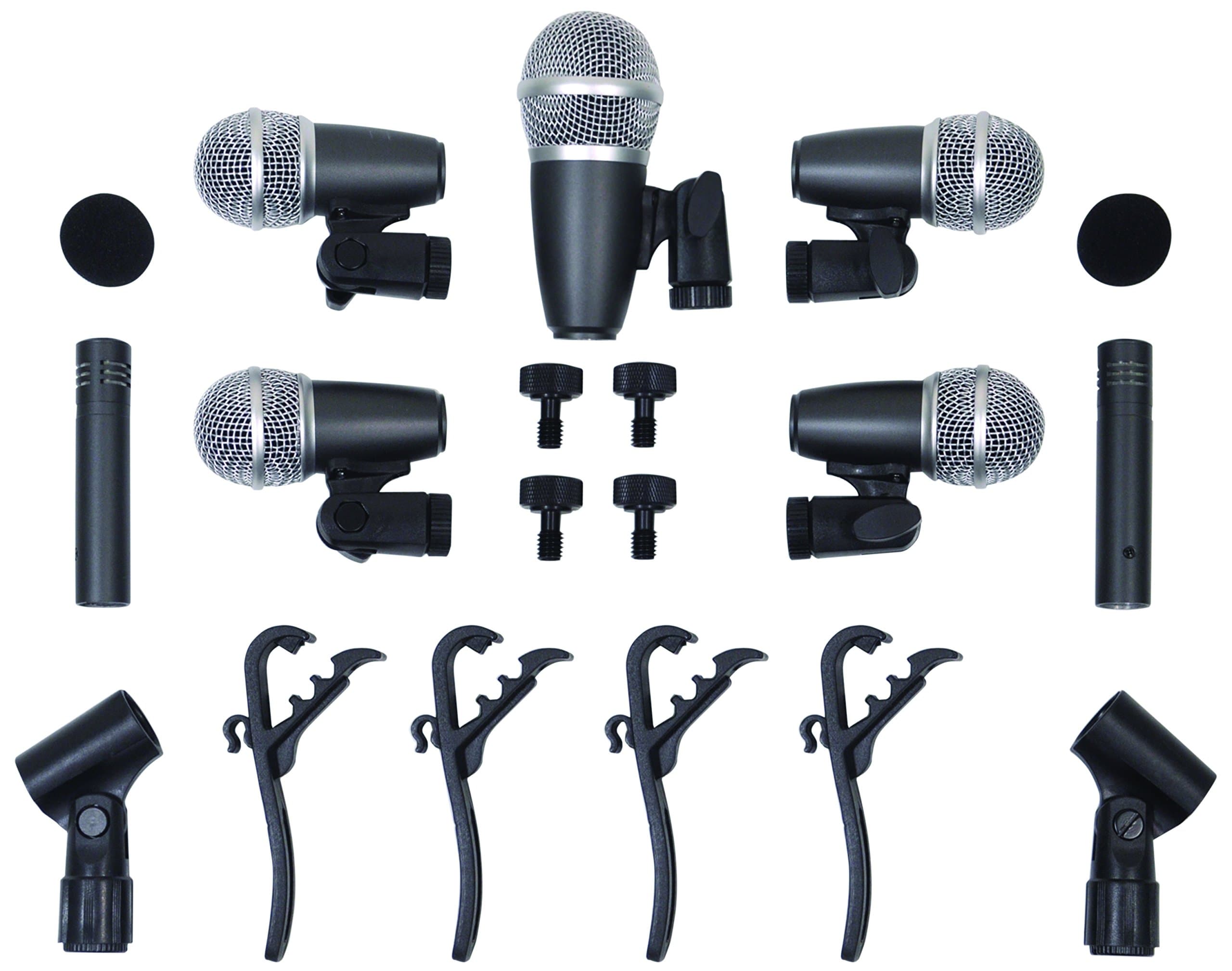 NJS NJS760AA Dynamic Drum Microphone Kit with Carry Case