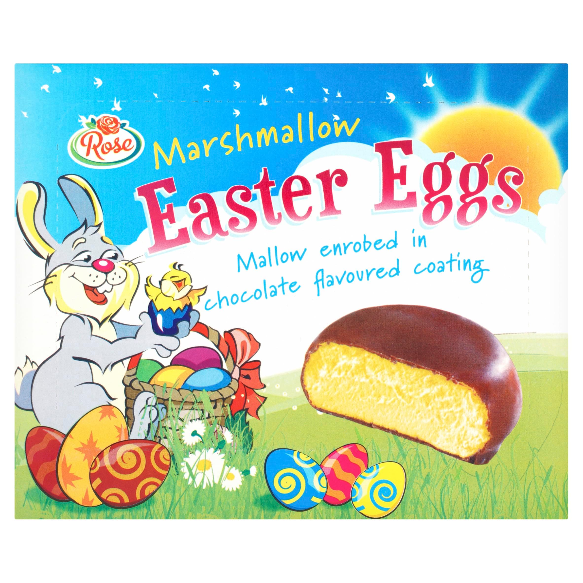 Marshmallow Easter Eggs for Easter Egg hunt(Pack of 3)