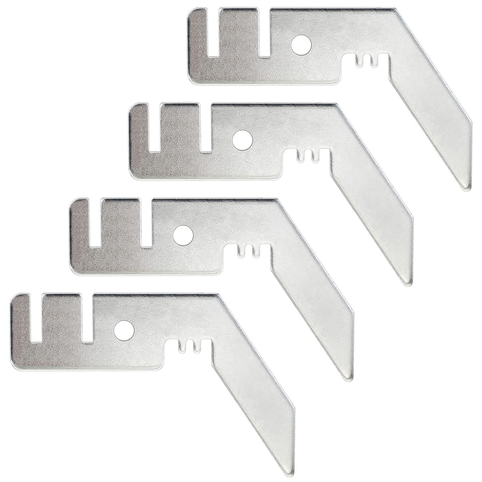 Dunzy 4 Pcs 3'' Double Crossbar Hanger Wedding Valance Hanger for Backdrop, Pipe and Drape Backdrop Stand Kit Double Stand