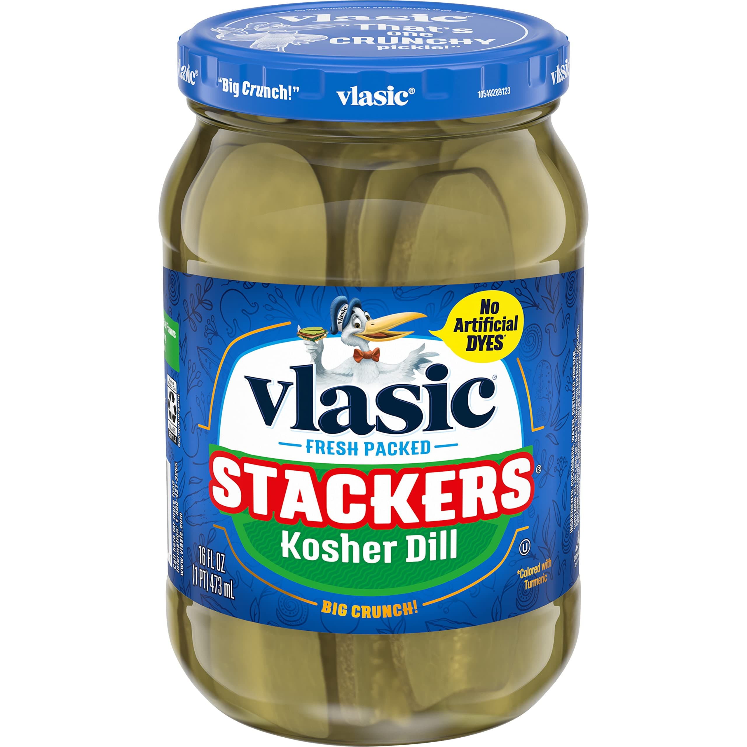 Vlasic Stackers Kosher Dill 473ml 16oz
