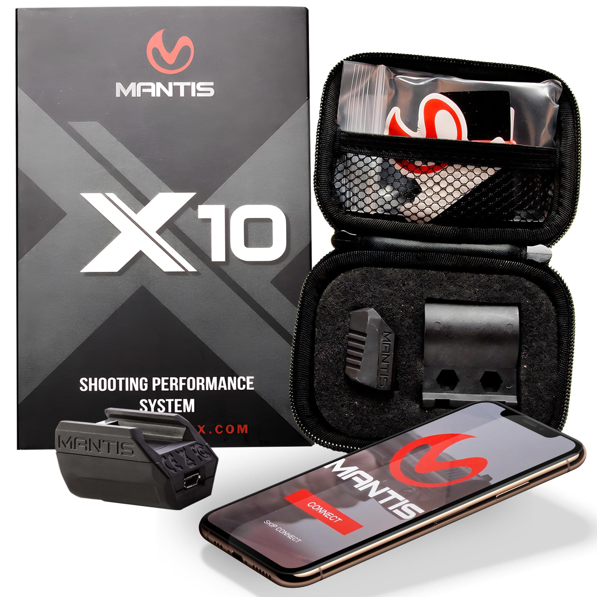 X10 Elite Shooting Performance System |Dry Fire Training System | Works with 9mm & Any Other Firearm | Score & Analyze Every Shot with Free App | Shooting Practice at Home