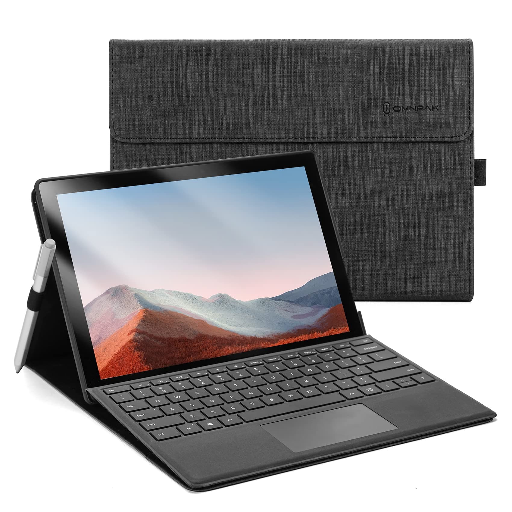 Omnpak Microsoft Surface Pro 7 Case,Protective Case for 12.3 Inch Surface Pro 7 Plus, Surface Pro 7, Surface Pro 6, Pro 5, Pro 4 Compatible with Type Cover Keyboard(Keyboard not Included)