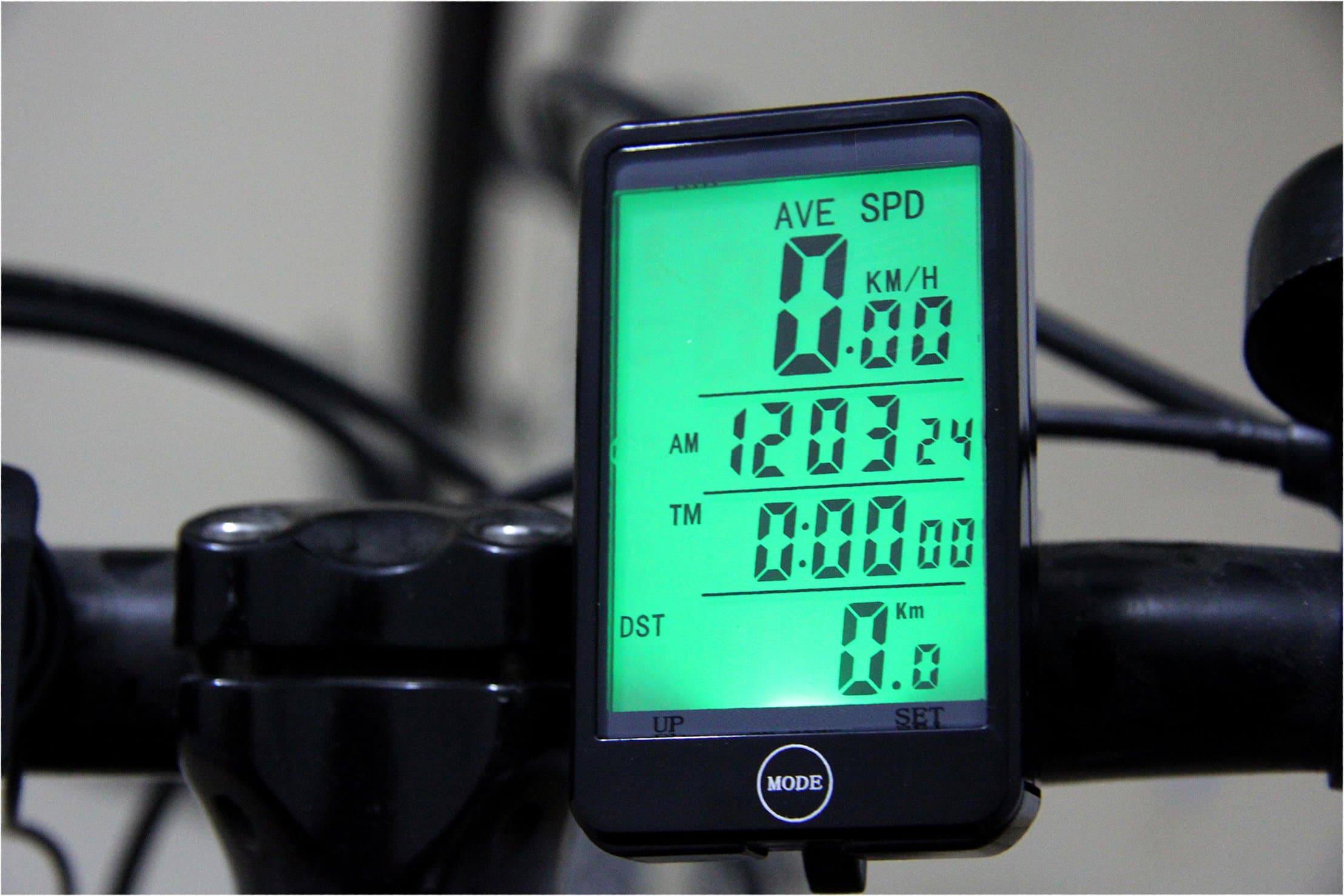 New Evodigitals Wireless Cycle Speedometer With Touch Function - Bike Speedo Temp MPH KMH Odometer