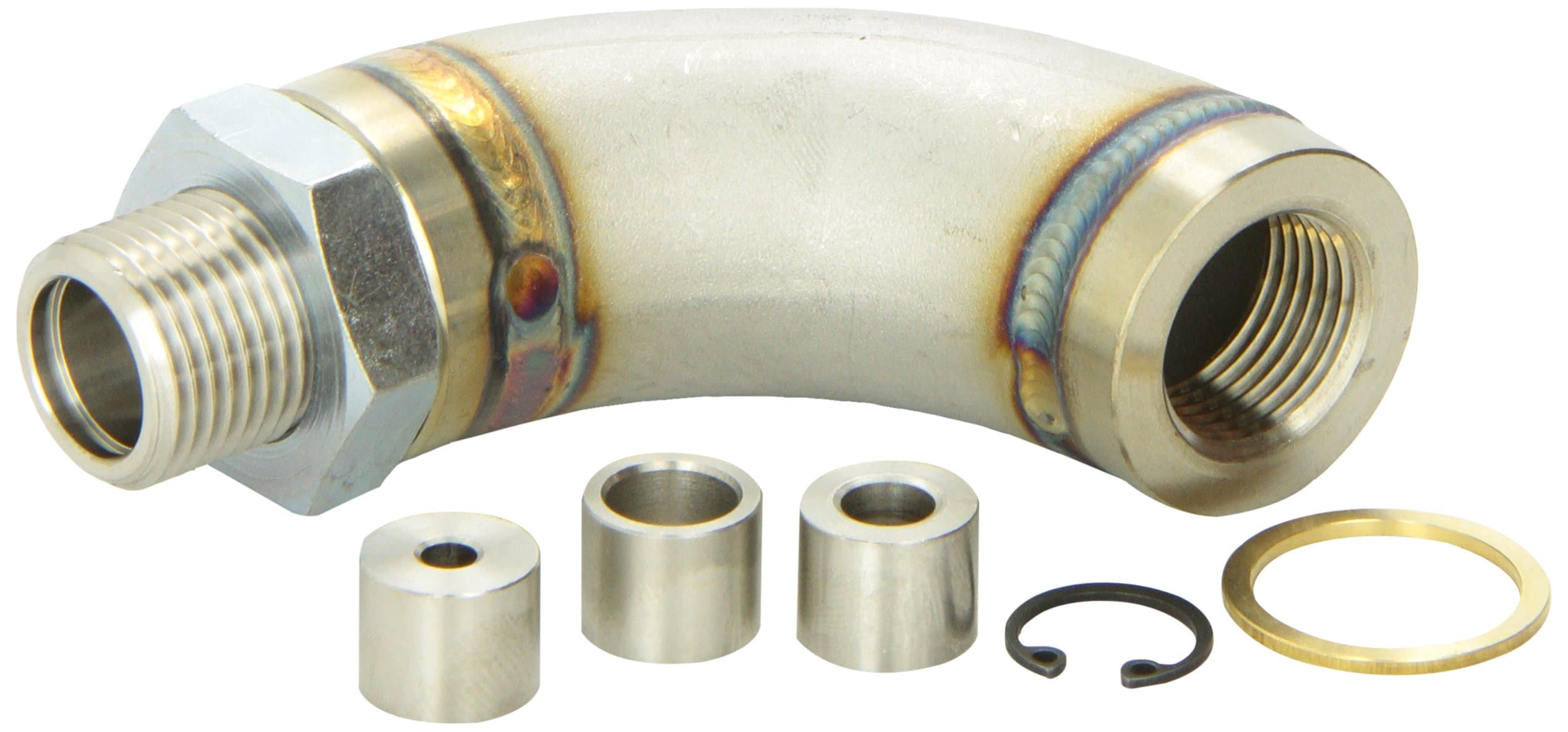 Vibrant 11619 J-Style Oxygen Sensor Restrictor Fitting with Adjustable Gas Flow Inserts