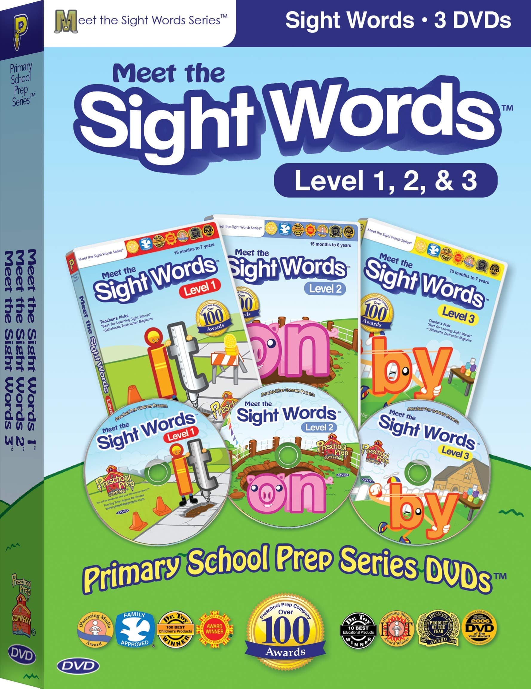 3 DVD Sight Words Pack