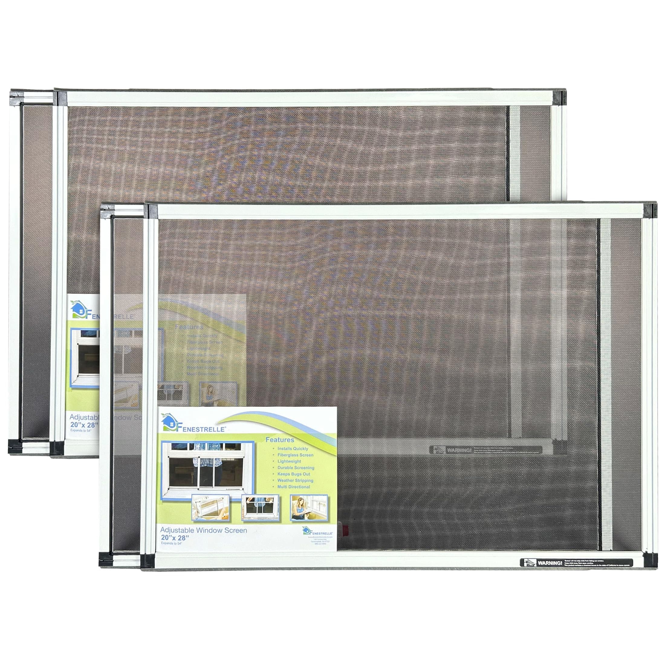 Fenestrelle Adjustable Window Screen - Large