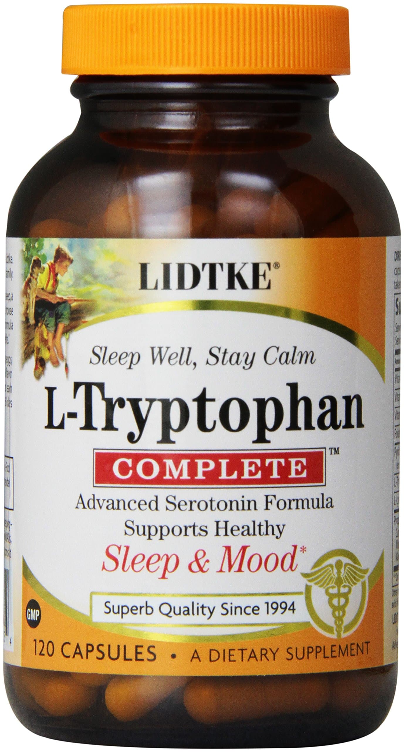Lidtke Technologies L-Tryptophan Complete Capsules, 120 Count